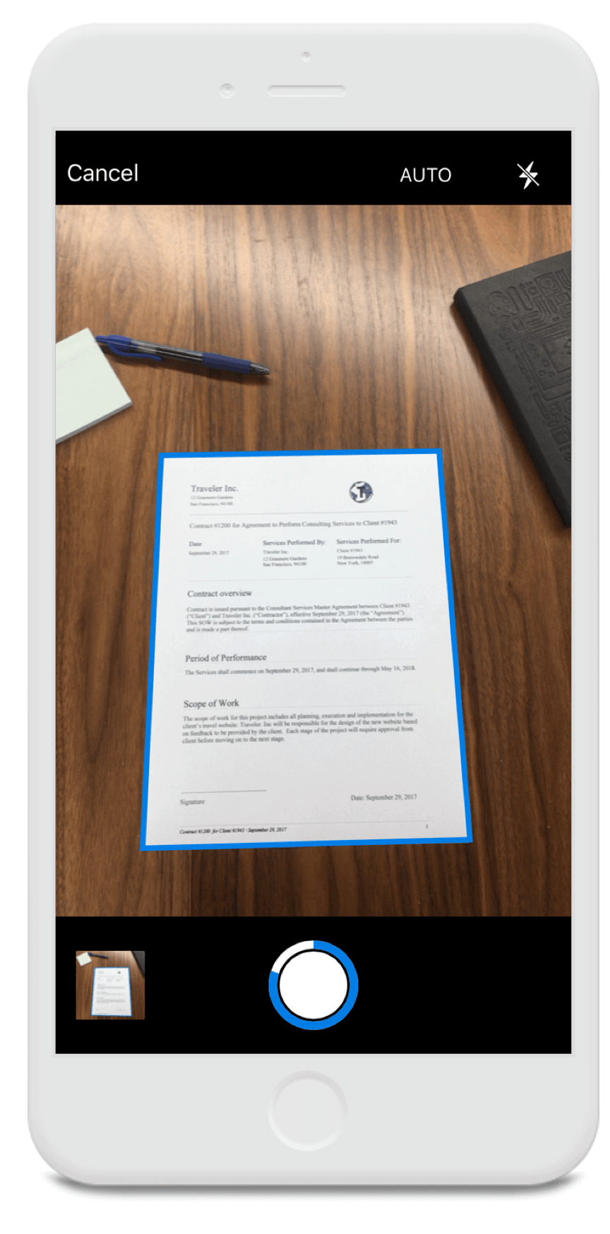 Mit der Dropbox Scanapp direkt in BuchhaltungsButler scannen